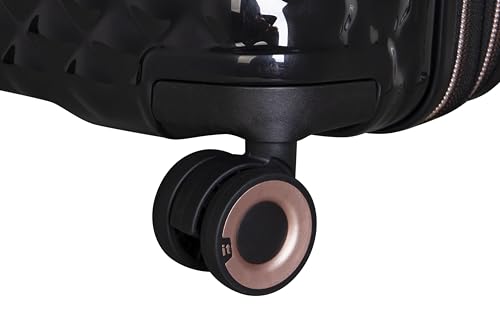 It Luggage Glitzy 21" Hardside Carry-On 8 Wheel Expandable Spinner, Black