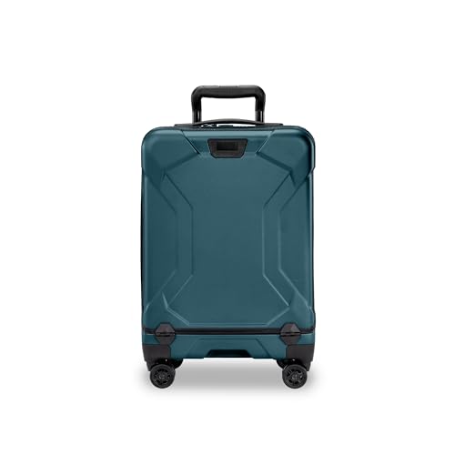 Briggs & Riley 21 Inch International Carry-On Luggage with Wheels - Small Rolling Hard Shell Heavy Duty Suitcase with Laptop Compartment - 360 Spinner Wheels - Torq Collection - Ocean