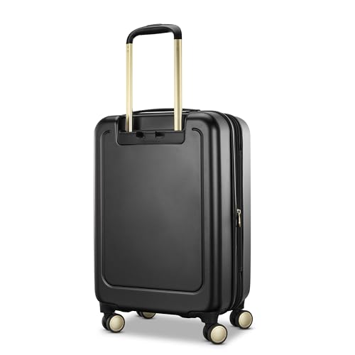 Samsonite Mobile Solutions 2 Carry-On Luggage, Expandable Spinner Suitcase with Laptop Compartment, TSA Lock, Lightweight Travel Bag with Dual Spinner Wheels & WetPak Storage, Black