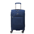 DELSEY PARIS Helium DLX Softside Expandable Luggage with Spinner Wheels, Navy Blue, Carry on 20 Inch