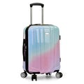 Traveler's Choice Women's Ruma II Expandable Luggage with Spinner Wheels, Pixie Pastel, 21" Carry-on