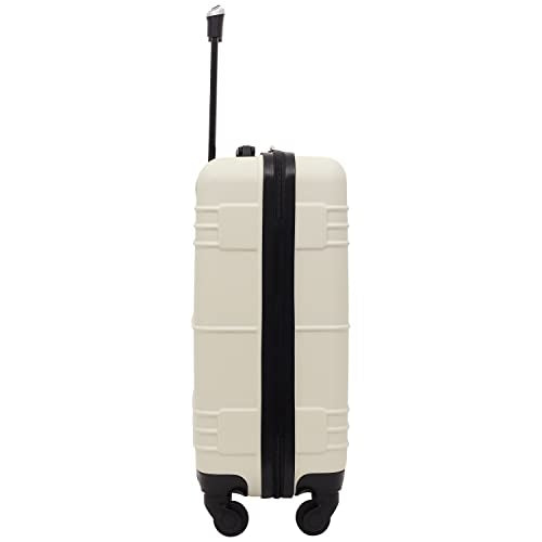 Travelers Club 22" Richmond Spinner Carry-On Luggage, Bone