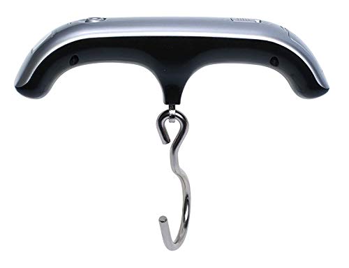 American Weigh Scales Digital Hanging Luggage Scale for Traveling or Weighing Suitcases, Backlit LCD Screen 110lbs x 0.2lbs, LS-110