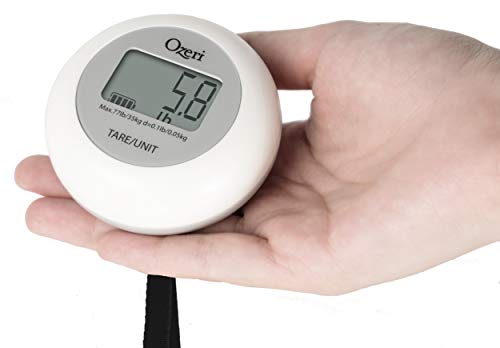 Ozeri Luggage Scale, with Twist-and-Go Battery-Free Charging, Travel Scale