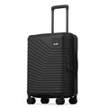 Coolife Carry On Luggage Expandable Hardside Upgrade PC Durable Lightweight Travel Suitcases with Dual Spinner Wheels & TSA Lock (Black, Carry-On 20-Inch)