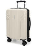 BAGSMART Expandable Carry On Luggage 22x14x9 Airline Approved, Biege
