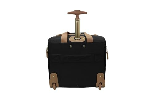 steve madden Designer 15 Inch Carry on Suitcase- Small Weekender Overnight Business Travel Luggage- Lightweight 2- Rolling Spinner Wheels Under Seat Bag for Women (Harlo Black)