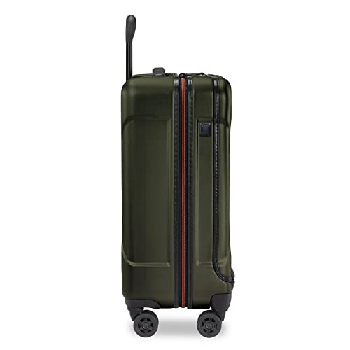Briggs & Riley International 21" Carry On Spinner - Luggage for Travel, Suitcases with Wheels, Hardside Rolling Bag for Men & Women, Self-Repairing Zipper - Torq Collection, Hunter Green