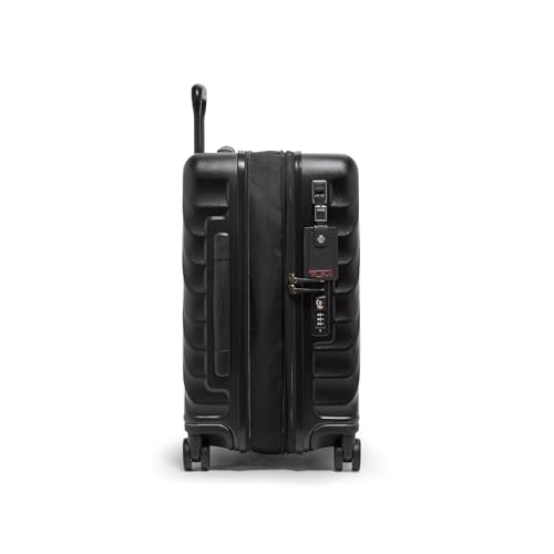 TUMI - 19 Degree Large Expandable Carry-On - 4-Wheeled Carry-On Bag - Travel Accessories - 21.8" X 15.8" X 9.0" - Matte Black
