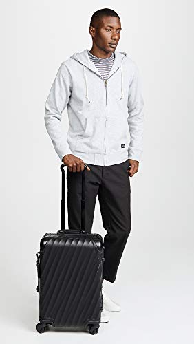 TUMI Men's 19 Degree Aluminum International Carry On Suitcase, Matte Black, One Size