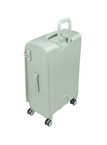 It Luggage Lustrous Luxe 22" Softside Carry-On 8 Wheel Spinner, Desert Sage