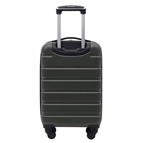 Wrangler 22" Hardside Spinner Carry-On Luggage, Deep Depth