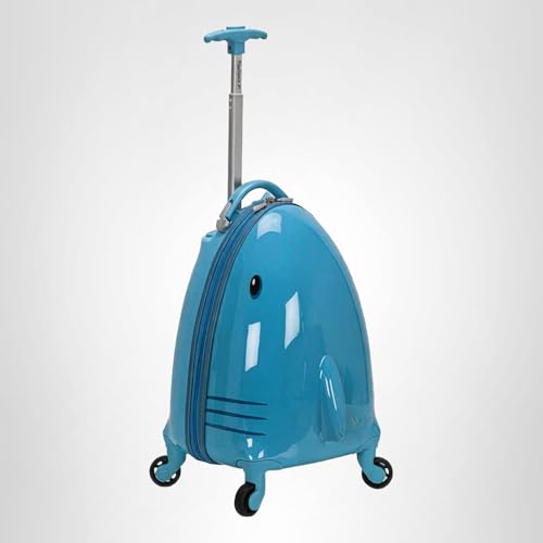 Rockland Jr. Kids' My First Hardside Spinner Luggage, Carry-On, Shark