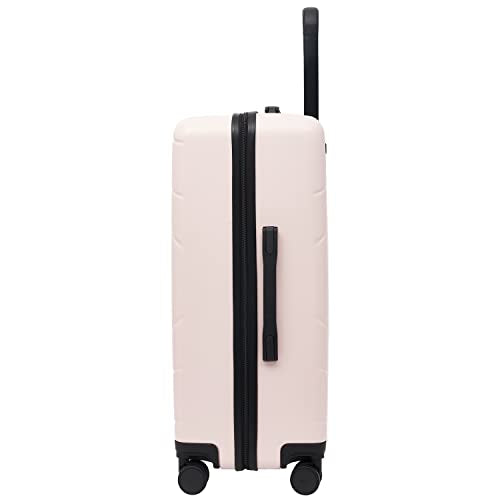 Travelers Club 2PC or 20" Odyssey Luggage Set, Blush, 20" Carry-On