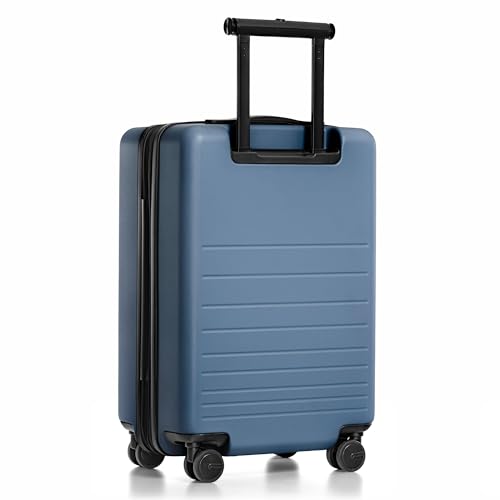 Traveler's Choice Markham Hardside Expandable Luggage with Double Spinner Wheels, Carry-On 21-Inch Suitcase, TSA Lock, 21-Inch, Navy