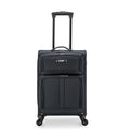 U.S. Traveler Anzio Softside Expandable Luggage with Spinner Wheels, Dark Grey, 22-Inch Carry-on