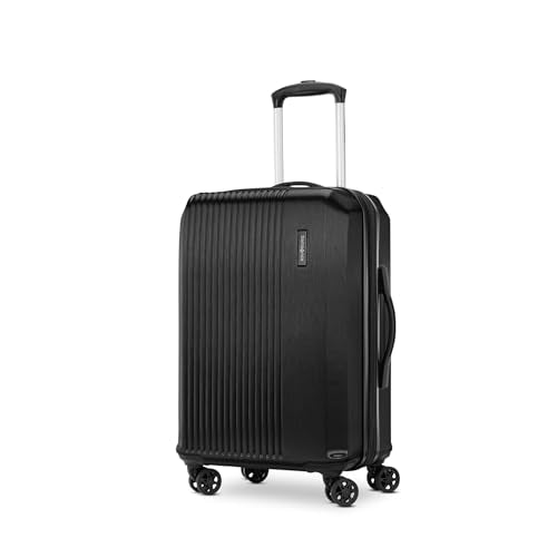 Samsonite Alliance SE Hardside Luggage with Spinner Wheels, Lightweight, CARRY-ON SPINNER, BASS BLACK
