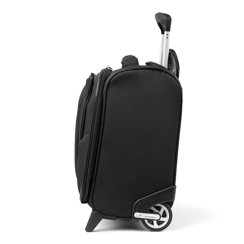 Travelpro Maxlite 5 Softside Lightweight Rolling Underseat Tote Upright 2 Wheel Bag, Men and Women, 14-Inch — Black