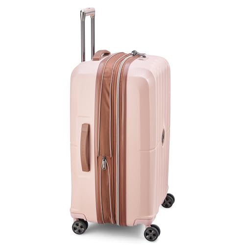 DELSEY PARIS Carrousel Hardside Expandable Luggage with Spinner Wheels, Pink, Carry-on 21 Inch