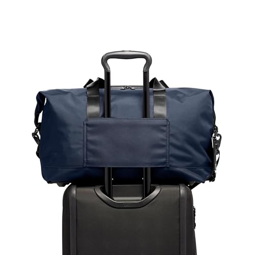 TUMI - Alpha Double Expansion Duffel - Business & Weekend Travel Duffel Bag - Designed for Durability & Functionality - Navy Blue