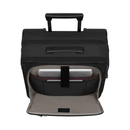 Victorinox Werks Traveler 7.0, Global Carry-On, 8-Wheel Softside Expandable Cabin Case, Black