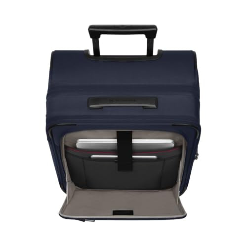 Victorinox Werks Traveler 7.0, Frequent Flyer Carry-On, 8-Wheel Softside Expandable Cabin Case, Navy Blue