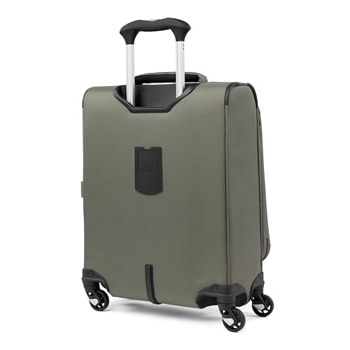 Travelpro Maxlite 5 Softside Expandable Luggage with 4 Spinner Wheels, Lightweight Suitcase, Men and Women, International, Slate Green, Carry-on 19-Inch