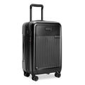 Briggs & Riley Essential 22" Carry On Expandable Spinner - Luggage for Travel, Suitcases with Wheels, Hardside Rolling Bag for Men & Women, Self-Repairing Zipper - Sympatico Collection, Black