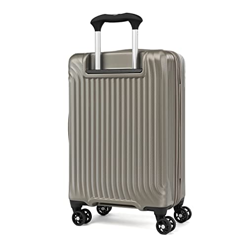 Travelpro Maxlite Air Hardside Expandable Carry on Luggage, 8 Spinner Wheels, Lightweight Hard Shell Polycarbonate Suitcase, Champagne, Carry On 20-Inch