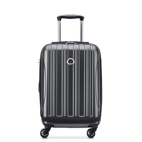 DELSEY PARIS Helium Aero Hardside Expandable Luggage with Spinner Wheels, Titanium, Carry-On 19 Inch