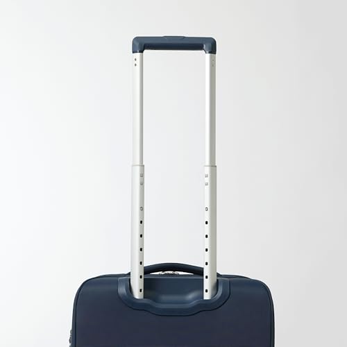 Samsonite Elevation Plus Carry-On Luggage - Airline Approved Softside Suitcase - 360 Spinner Wheels - Integrated ID Tag - Quick-Access Stash Pocket - Wet Pocket - AirTag™ Holder - Midnight Blue