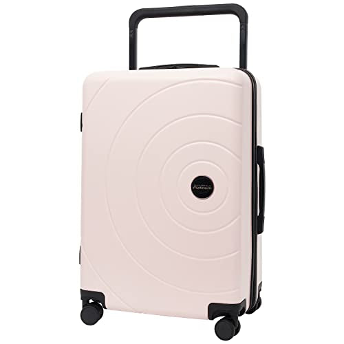 Travelers Club 2PC or 20" Odyssey Luggage Set, Blush, 20" Carry-On