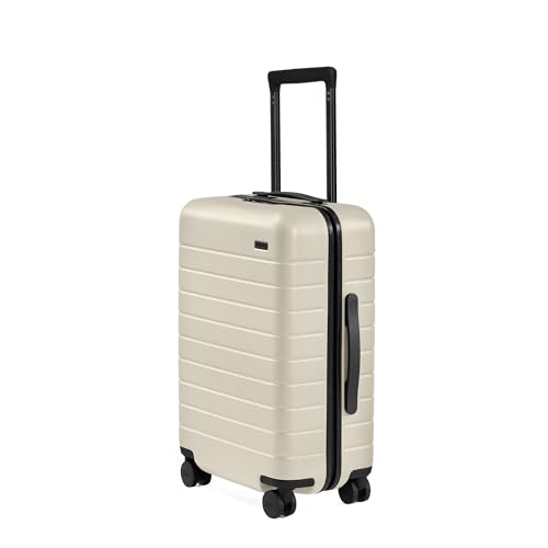 Away Carry-On Luggage - 22-Inch Lightweight Hardside Suitcase with 360° Spinner Wheels, Interior Compression System, TSA-Approved Lock - Salt White Matte