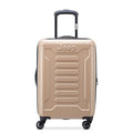 Jeep JH004C Hardside Expandable Luggage with Spinner Wheels, Beige, Carry-On 20 Inch
