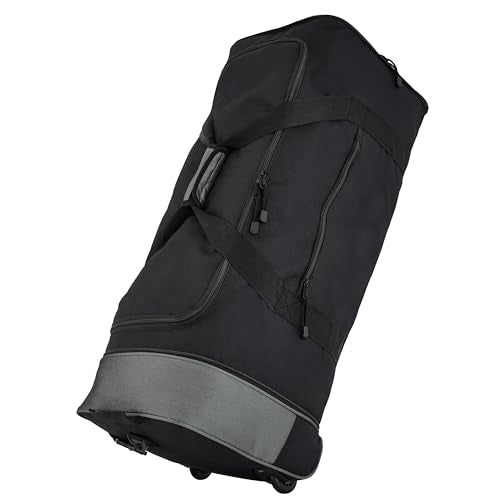 Travelers Club 32" Expandable Rolling Travel Duffel Bag, Black