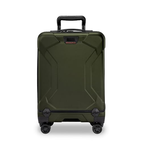 Briggs & Riley International 21" Carry On Spinner - Luggage for Travel, Suitcases with Wheels, Hardside Rolling Bag for Men & Women, Self-Repairing Zipper - Torq Collection, Hunter Green