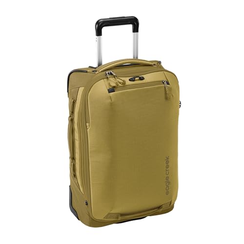 Eagle Creek Expanse 2-Wheel International Carry On Luggage - Efficient Packing Capacity for Strict Baggage Requirements - Heavy Duty Wheels - Telescoping Handle - Gold - 21.5