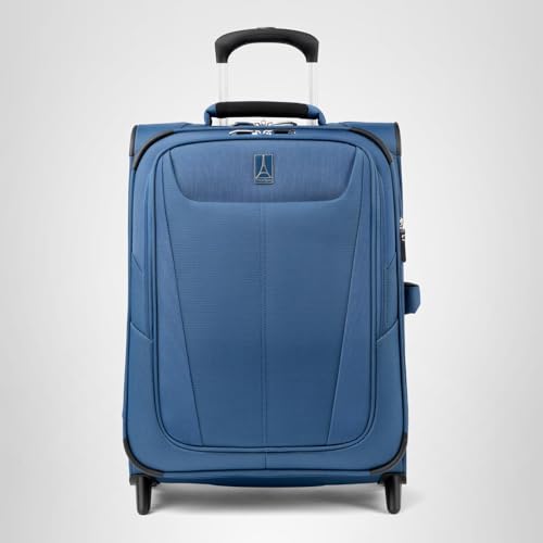 Travelpro Maxlite 5 Softside Expandable Upright 2 Wheel Carry-on Luggage, Lightweight, 21-Inch - Ensign Blue