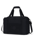 WANDF For Frontier Airlines Personal Item Bag 18x14x8, Travel Duffel Bags with Wet Pockets, Lightweight Carry on Weekender Overnight Duffle for Women (Black)