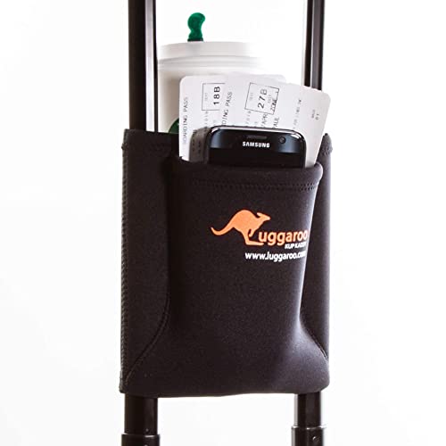 Luggaroo Kup Kaddy - The Original Premium Carry On Luggage Cup Holder - Travel Accessory for Air Travelers - Securely Transport Coffee to Go Cups, Plastic or Glass Bottles, Cans, Snacks, Smartphones
