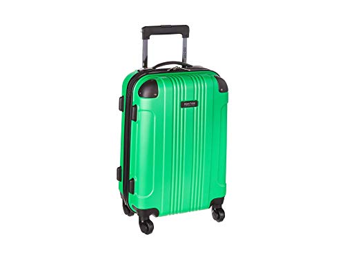 Kenneth Cole REACTION Out of Bounds Lightweight Hardshell 4-Wheel Spinner Luggage, Kelly Green, 20-Inch Carry On