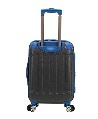 Rockland London Hardside Spinner Wheel Luggage, Carry-On 20", Two Tone Grey