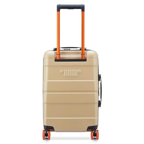 Jeep JH002B Hardside Expandable Luggage with Spinner Wheels, Warm Sand, Carry-On 19 Inch