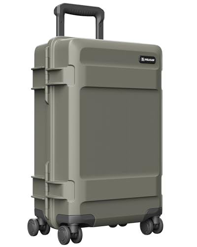 Pelican ATX Luggage - Hardside Carry On Luggage with Wheels - 22 Inch Carry On Bag - Airline Approved (Charcoal)