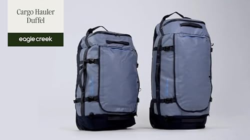 Eagle Creek Cargo Hauler Duffel Bag - Carry-On Duffel Bag for Travel - Easy Access Compartments - Lockable Zipper Opening - Water Resistant - Duck Green - 60L