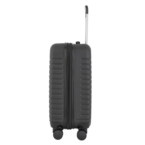 kensie 22" Graceful Hardside Carry-On Luggage, Black