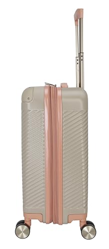 Dockers Spectra Hardside Expandable 8-Wheel Spinner Travel Carry On Luggage, 20-Inch, Timberwolf