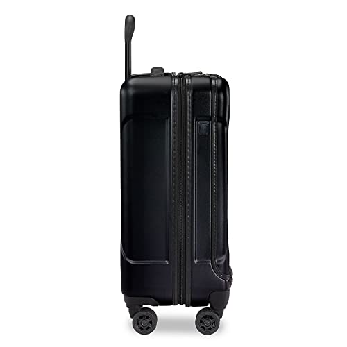 Briggs & Riley Domestic 22" Carry On Spinner - Luggage for Travel, Suitcases with Wheels, Hardside Rolling Bag for Men & Women, Self-Repairing Zipper - Torq Collection, Stealth Black