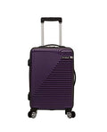 Rockland Star Trail Hardside 20" Expandable Spinner Wheel Carry-on Luggage, Purple