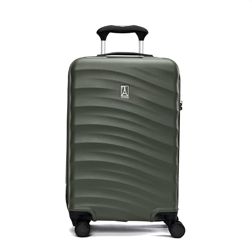 Travelpro Maxlite Air V2 Hardside Expandable Carry on Luggage, 8 Spinner Wheels, Lightweight Hard Shell Suitcase, TSA lock, Slate Green, Carry On 20-Inch